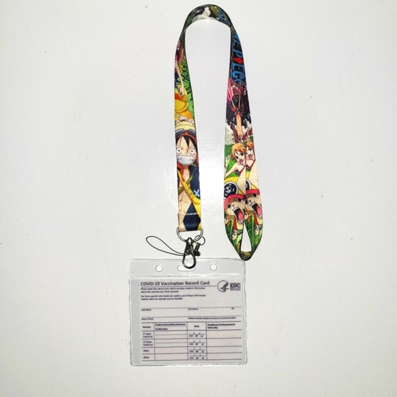 Anime One Piece Lanyard & Vaccine Card Holder - Picture 1 of 10
